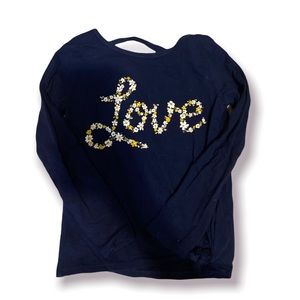 Navy Blue Love shirt